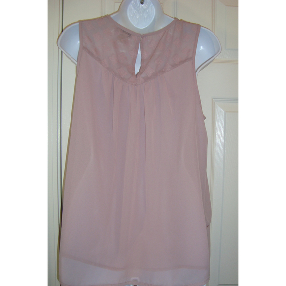 Lucky Brand Pink Mauve Sleeveless Blouse Size Small - Picture 2 of 5